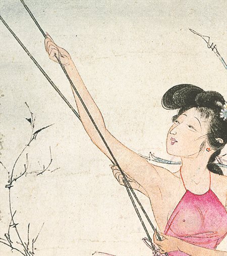 福海县-胡也佛的仕女画和最知名的金瓶梅秘戏图